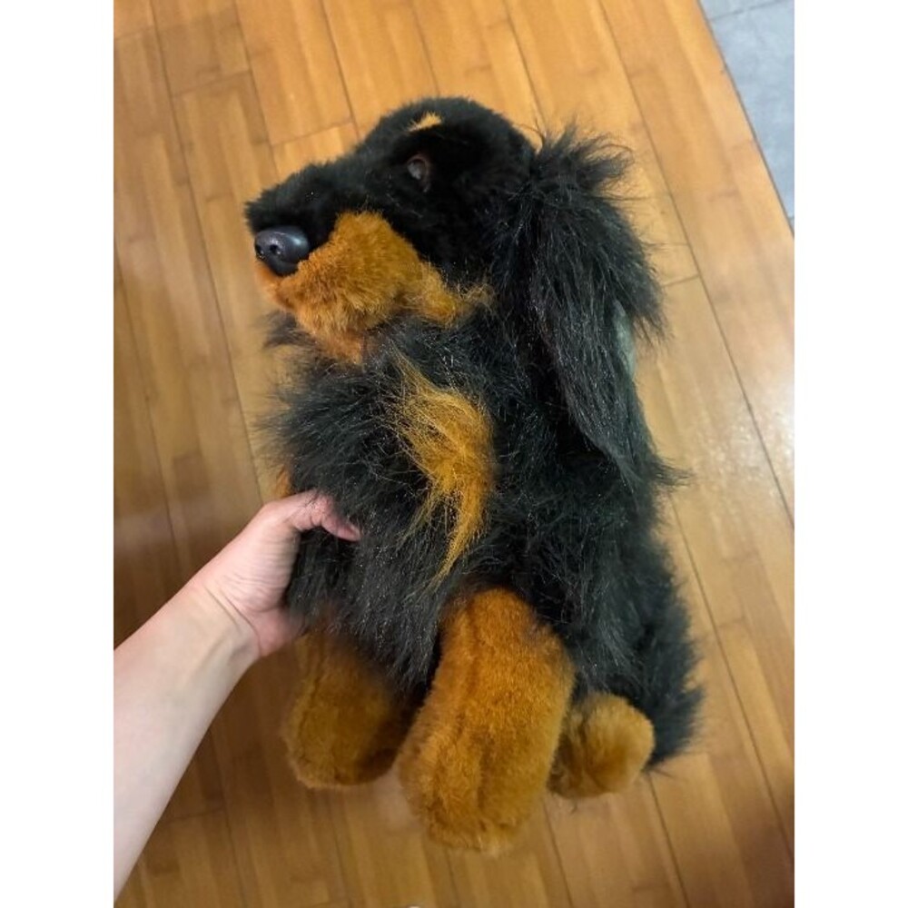Stofftiere Forster Vintage Black Rottweiler Tibetan Mastiff Dog Plush